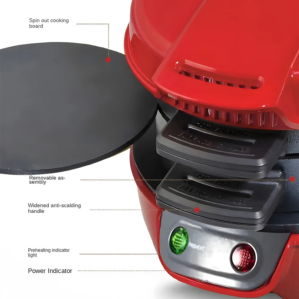 Portable Burger Sandwich Omelette Toaster Maker Breakfast Sandwich Hamburger Maker with Egg Cooker Ring Non Stick for Pancakes